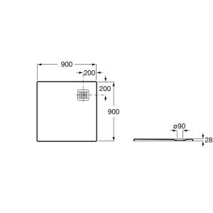 ντουζιερα terran roca AP10338438400100 2