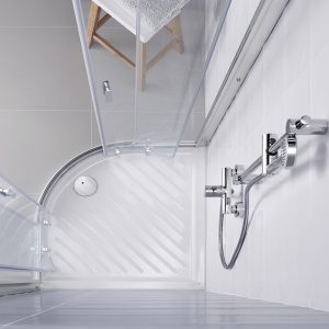 ντουζιερα πορσελανης 90x90 ημικυκλικη roma A374124000 5