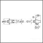 παροχη νερου aqua μαυρη 04 21 557 2