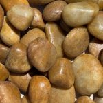 Βότσαλα Γυαλισμένα Κίτρινα ακρολιθος 3