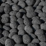 Βότσαλο Λάβα Μαύρη ακρολιθος 1