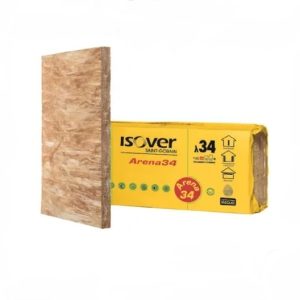 Πλάκα οικολογικού ορυκτοβάμβακα ISOVER Arena υψηλής πυκνότητας λ=0,034 45mm min