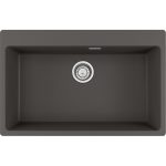 Γρανιτένιος νεροχύτης κουζίνας ένθετος Slate Grey Centro 610 73 78×50cm – 114.0674.070 Franke min