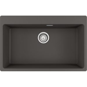 Γρανιτένιος νεροχύτης κουζίνας ένθετος Slate Grey Centro 610 73 78×50cm – 114.0674.070 Franke min