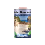 Διάφανο ακρυλικό βερνίκι διαλύτου για σταμπωτά και πέτρες 1Lt Neodur Stone Varnish Neotex