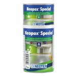 Εποξειδική βαφή διαλύτου 2 συστατικών Α+Β , Neopox Special Λευκό 1Kg 9003 Neotex