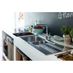 Μπαταρία κουζίνας Lina L Standard Chrome 115.0693.230 Franke 4 min (1)