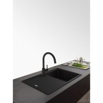 Μπαταρία κουζίνας Lina Xl Standard Black matt 115.0626.019 Franke 2 min