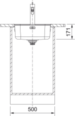 Νεροχύτης κουζίνας ένθετος Inox Franke Smart SRX 210 40 ΤL 43x51cm – 127.0721.878 3