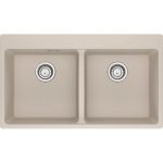 Νεροχύτης κουζίνας ένθετος γρανιτένιος Coffee 620 39 39 86×50cm – 114.0738.180 Franke min