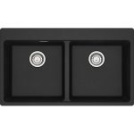 Νεροχύτης κουζίνας ένθετος γρανιτένιος Onyx 620 39 39 86×50cm – 114.0738.224 Franke min