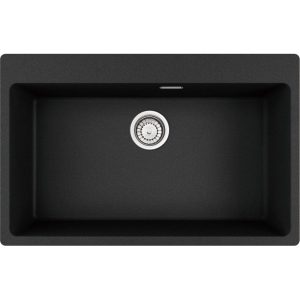 Νεροχύτης κουζίνας ένθετος γρανιτένιος Onyx Centro 610 73 78×50cm – 114.0674.070 Franke min