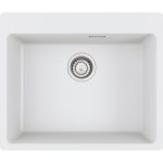 Νεροχύτης κουζίνας ένθετος γρανιτένιος Polar White Centro 610 54 59×50cm – 114.0674.065 Franke 1 min (1)