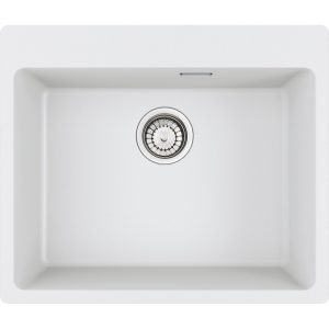 Νεροχύτης κουζίνας ένθετος γρανιτένιος Polar White Centro 610 54 59×50cm – 114.0674.065 Franke 1 min (1)