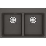 Νεροχύτης κουζίνας ένθετος γρανιτένιος Slate Grey 620 34 34 78×50cm – 114.0737.766 Franke min