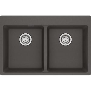 Νεροχύτης κουζίνας ένθετος γρανιτένιος Slate Grey 620 34 34 78×50cm – 114.0737.766 Franke min