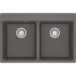 Νεροχύτης κουζίνας ένθετος γρανιτένιος Stone Grey 620 34 34 78×50cm – 114.0737.740 Franke min