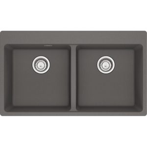 Νεροχύτης κουζίνας ένθετος γρανιτένιος Stone Grey 620 39 39 86×50cm – 114.0738.178 Franke min