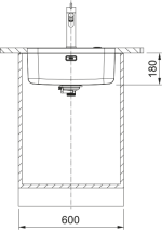 Νεροχύτης κουζίνας υποκαθήμενος Inox Franke Smart SRX 110 50 ΤL 54,1x44,1cm – 122.0721.876 4