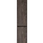 Κρεμαστή στήλη μπάνιου Royal Bath σε γκρι laminate με ράφια