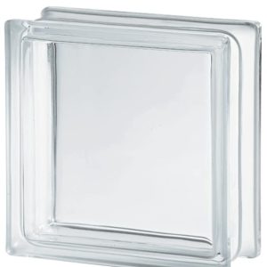 Υαλότουβλο διάφανο χωρίς σχέδιο άχρωμο 19x19 cm Τσεχίας