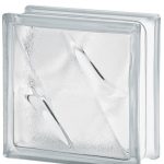 Υαλότουβλο στέλλα stella άχρωμο 19x19cm Τσεχίας