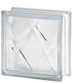 Υαλότουβλο στέλλα stella άχρωμο 19x19cm Τσεχίας