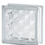 Υαλότουβλο ντάιαμοντ pyramid άχρωμο 19x19 cm Τσεχίας