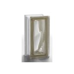 Υαλότουβλο σύννεφο μπρονζέ 9,5×19 cm