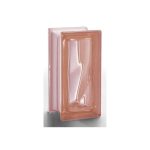 Υαλότουβλο σύννεφο ροζ 9,5×19 cm