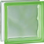 Υαλότουβλο σύννεφο πράσινο 19×19 cm