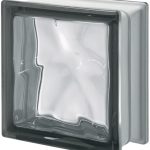 Υαλότουβλο σύννεφο γκρι 19×19 cm