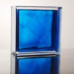 Υαλότουβλο σύννεφο μπλε εσωτερικής χρήσης 19×19 cm