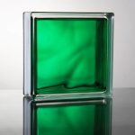 Υαλότουβλο σύννεφο πράσινο εσωτερικής χρήσης 19×19 cm