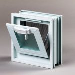 Πλαστικό παράθυρο αντί 1 υαλότουβλου 19×19 cm