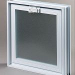 Πλαστικό παράθυρο αντί 4 υαλότουβλων 24×24 cm