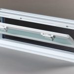 Πλαστικό παράθυρο αντί 3 υαλότουβλων 19x19 cm με διπλό τζάμι