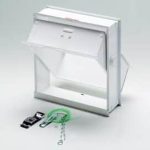 Μεταλλικό πλαίσιο παραθύρου για ένα υαλότουβλο 19×19 cm