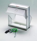 Μεταλλικό πλαίσιο παραθύρου για υαλότουβλο 24x24 cm