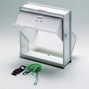 Μεταλλικό πλαίσιο παραθύρου για υαλότουβλο 24x24 cm