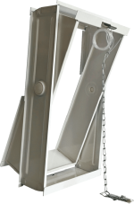 Μεταλλικό πλαίσιο παραθύρου για δύο υαλότουβλα 24×24 cm - Image 2