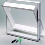 Μεταλλικό πλαίσιο παραθύρου για τέσσερα υαλότουβλα 19x19 cm