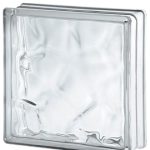 Υαλότουβλο σύννεφο άχρωμο 24×24 cm