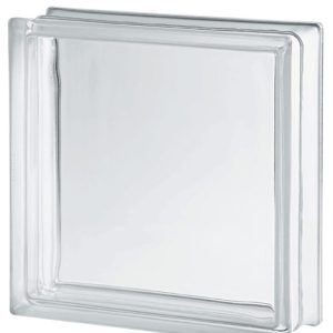 Υαλότουβλο διάφανο άχρωμο χωρίς σχέδιο 29,8×29,8cm πάχους 10cm