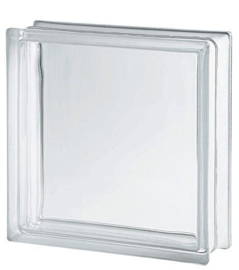 Υαλότουβλο διάφανο άχρωμο χωρίς σχέδιο 29,8×29,8cm πάχους 10cm