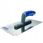 Σπάτουλα Inox Οδοντωτή 4x4 270x130mm με Πλαστική Λαβή 0261 KUBALA - Image 2