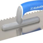 Σπάτουλα Inox Οδοντωτή 4x4 270x130mm με Πλαστική Λαβή 0261 KUBALA