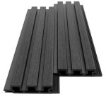 Panel Τοίχου WPC 2ης Γενιάς με 3D Πηχάκια Dark Grey 5570