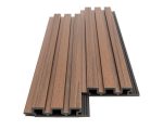 Panel Τοίχου WPC 2ης Γενιάς με 3D Πηχάκια Teak 5510