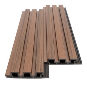 Panel Τοίχου WPC 2ης Γενιάς με 3D Πηχάκια Teak 5510